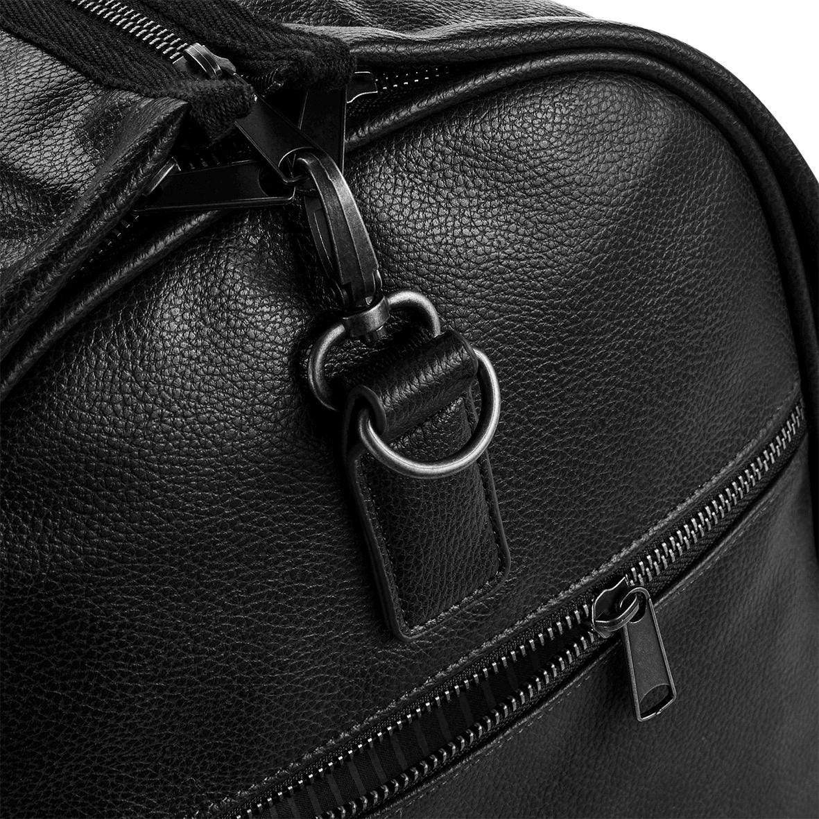 Personalised mens holdall weekend bag, Leather look bag, Faux leather Duffel bag, Best man gifts, Gifts for boyfriend, dad, Garment bag