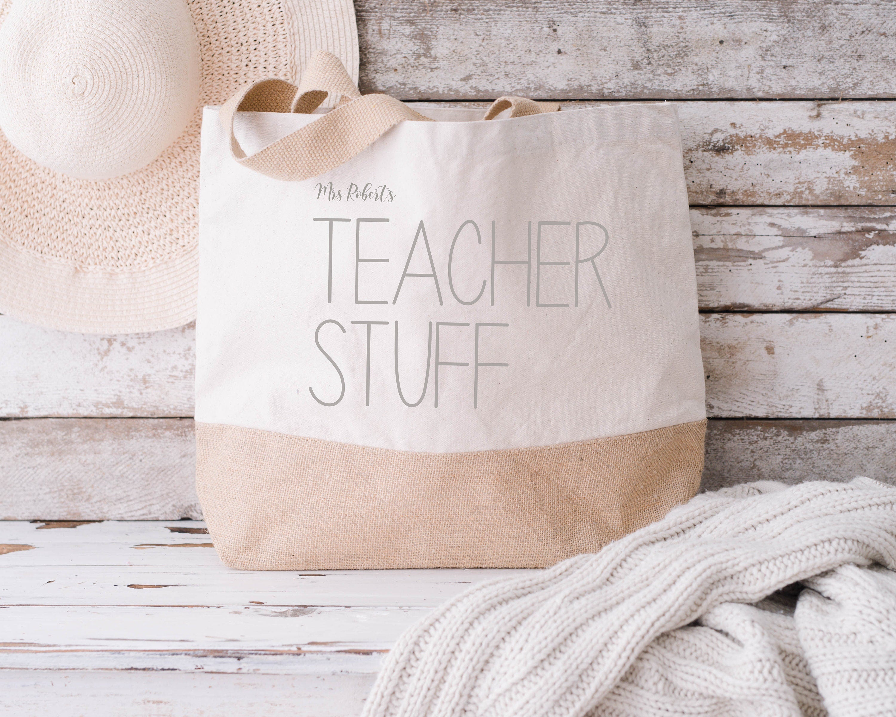 Teacher tote bag, teacher appreciation, teacher stuff bag, teachers gift, tote bag, teacher appreciation, gift for teacher, personalised