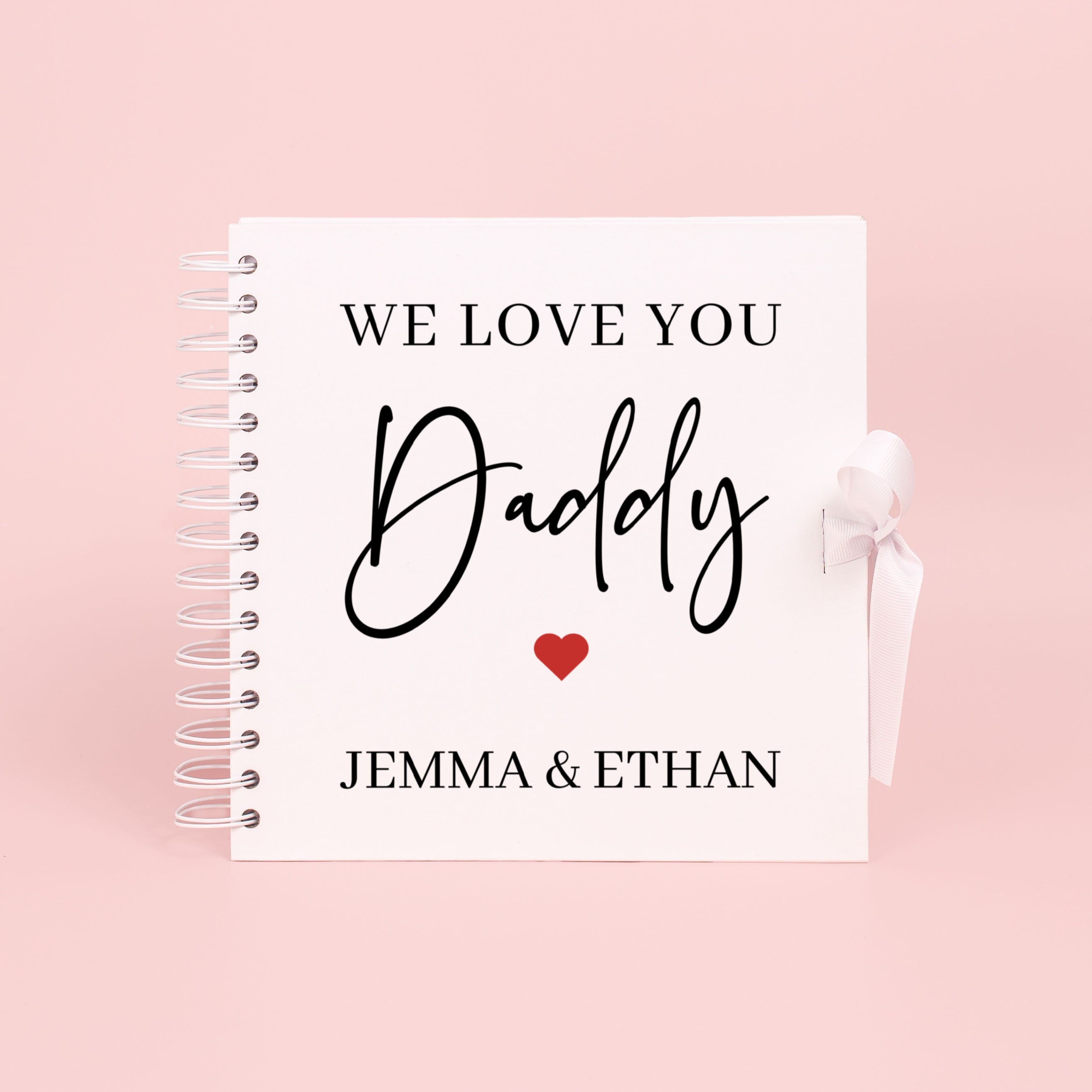 Personalised fathers day gift, scrapbook for dad, memory book, fathers day scrapbook, childrens memory book, gift for dad, scrapbook album