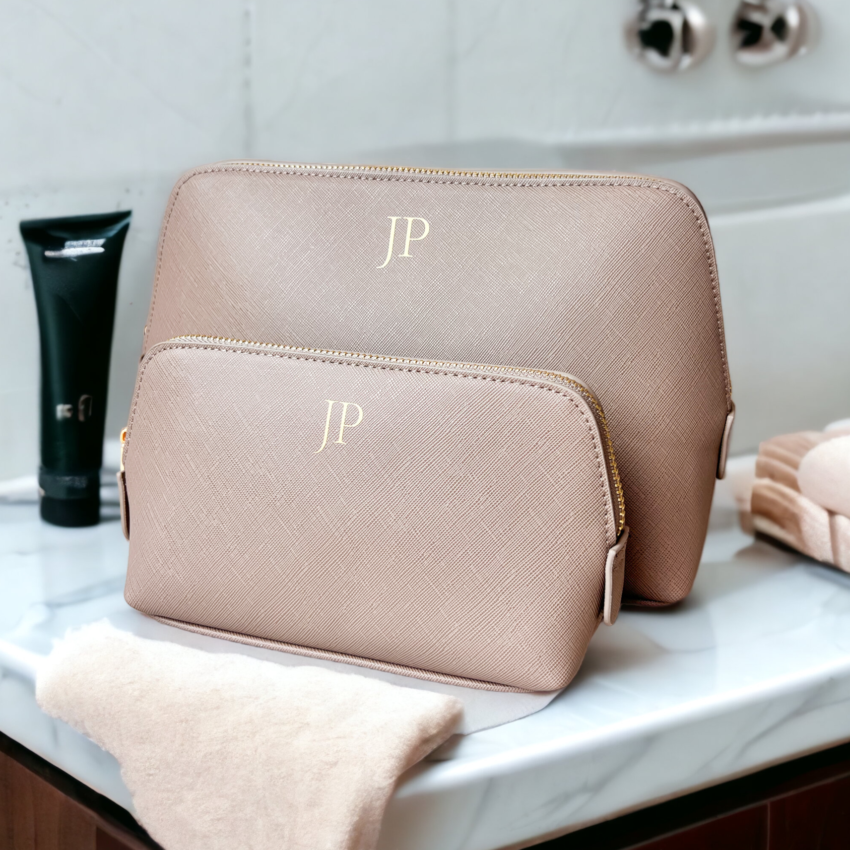 Personalised Monogram Makeup Bag