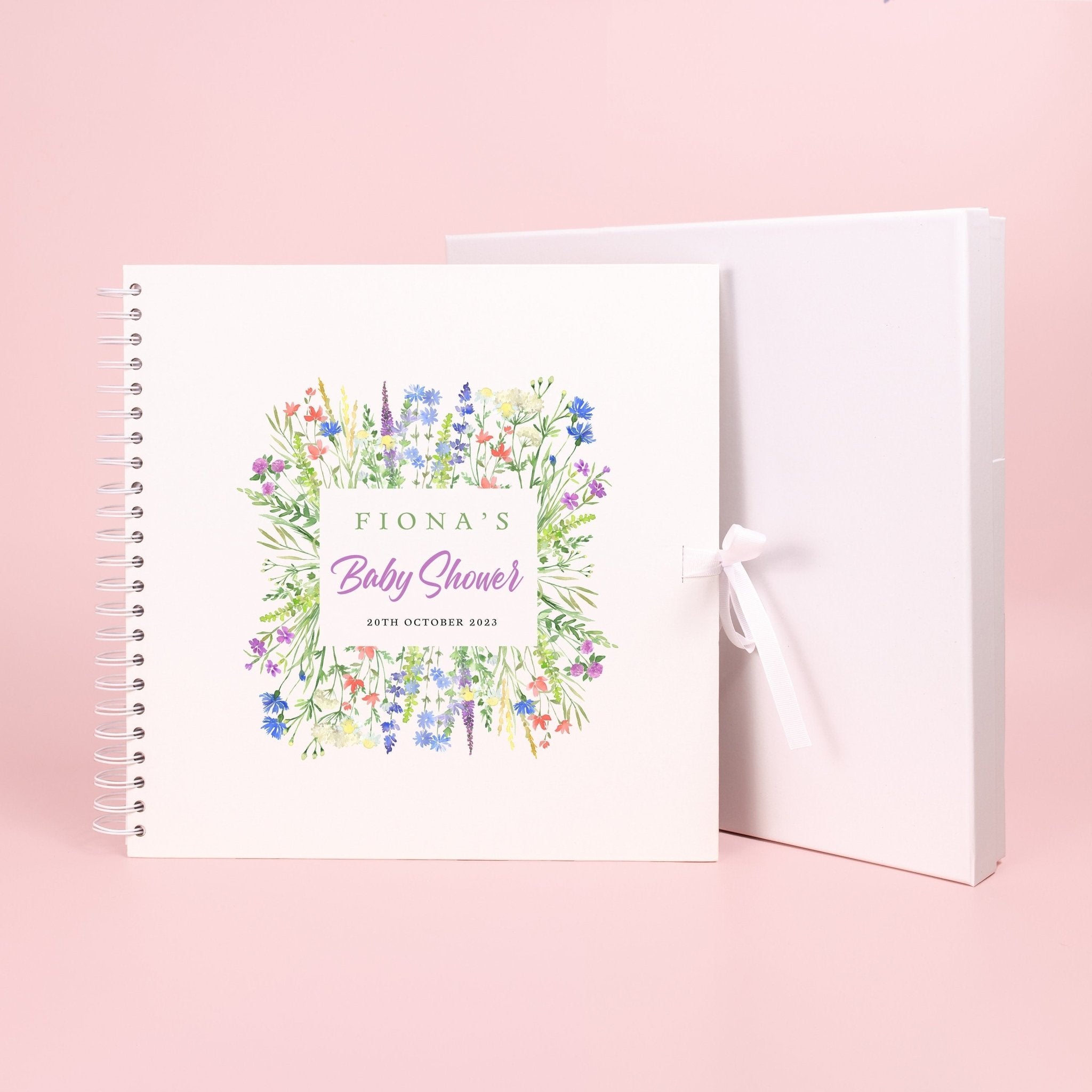 Personalised Baby Shower Scrapbook, Photo Book for Baby Shower, Baby Shower Activity, Gift for baby shower, baby in bloom, Keepsake Book - Jessica Hollie Gifts