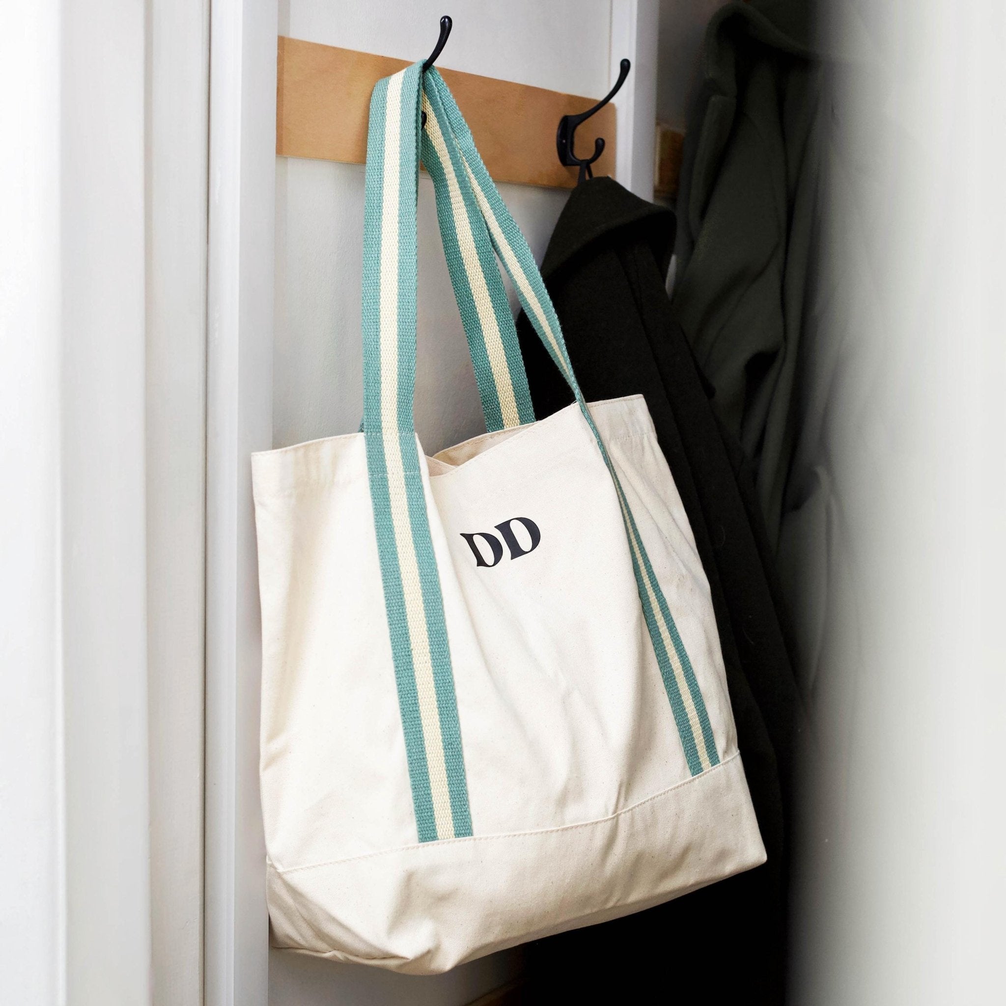 Personalised Canvas tote bag, Custom Boat Tote Bag, Summer holiday bag, Personalised tote shopper, Custom text tote, personalised shoulder - Jessica Hollie Gifts