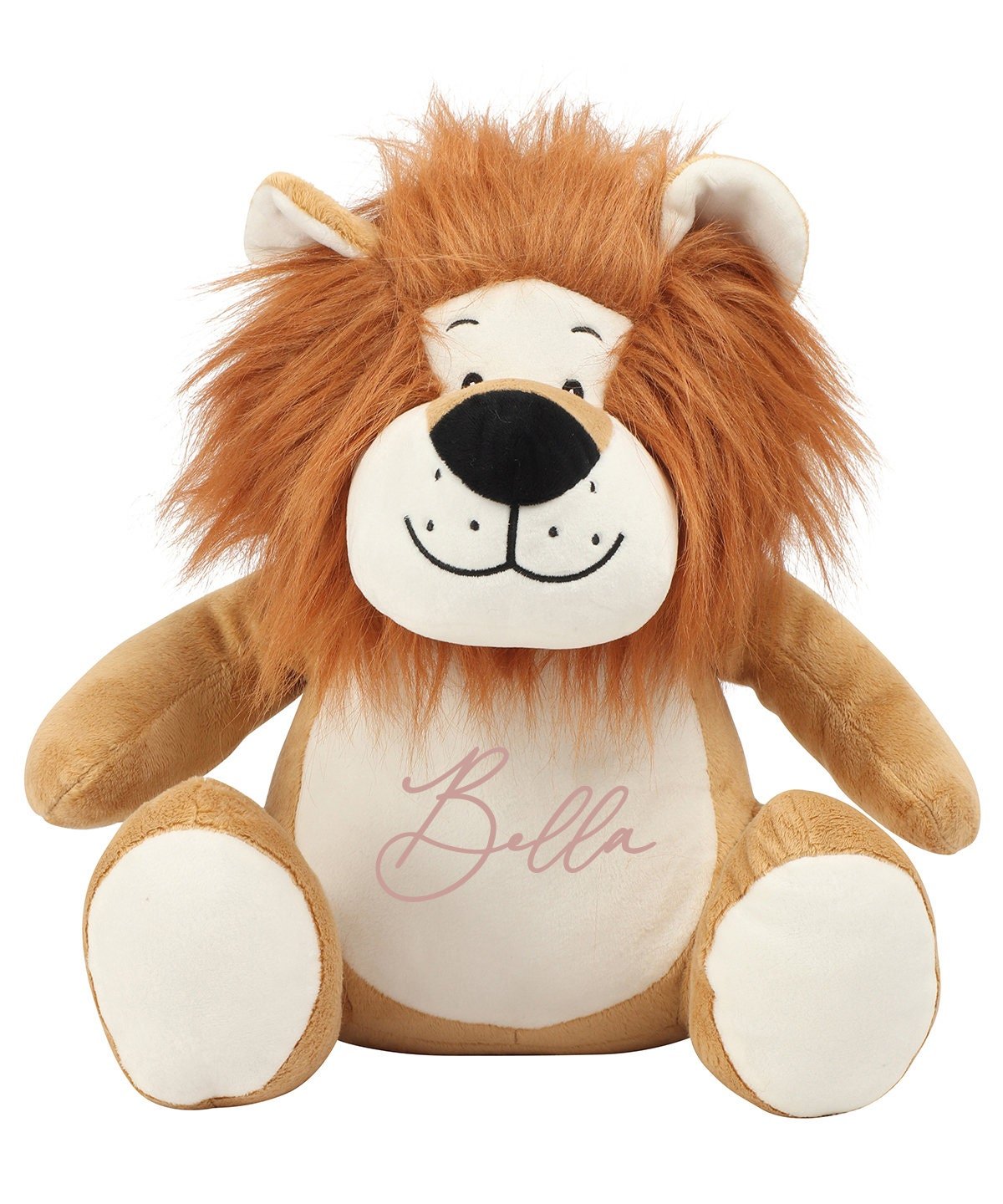 Personalised Lion, New Baby Gift, Customised Plush Soft Toy, Your Name Teddy, Cuddly Toy, Girls and Boys Teddy Baby Shower Gift - Jessica Hollie Gifts
