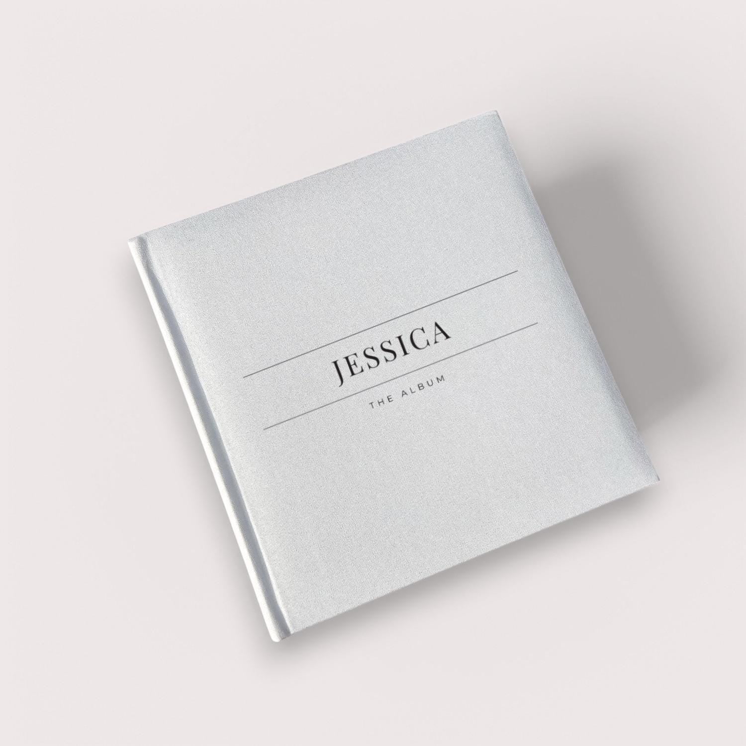 Personalised photo album with sleeves, Perfect for Photos and Heartfelt Messages, Photobooth, Linen Photo album, Wedding Album, Memory book - Jessica Hollie Gifts