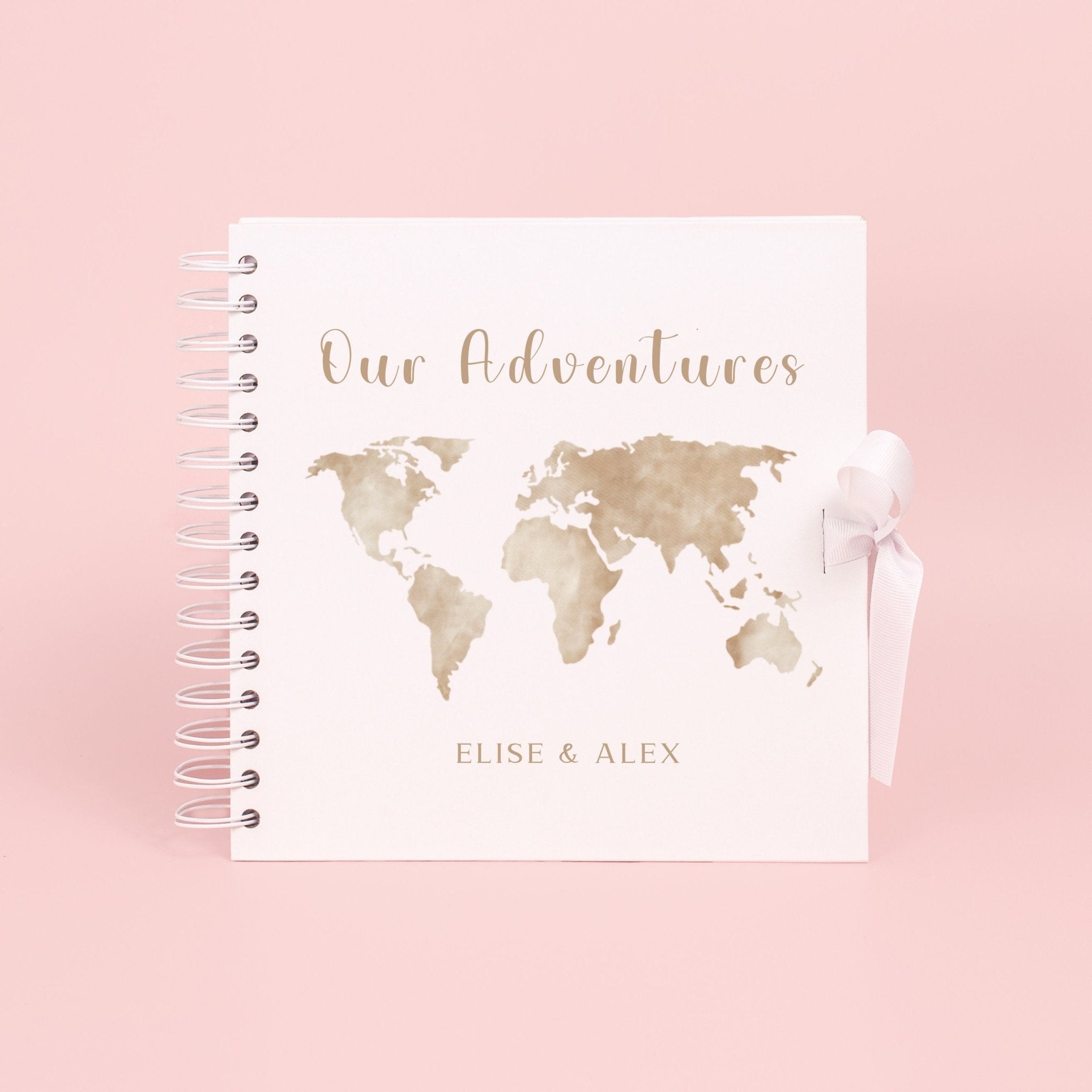 Personalised Travel Scrapbook for couples, Travel memory book, Personalised scrapbook for couples, Travel gift, Adventure book, Holiday book - Jessica Hollie Gifts