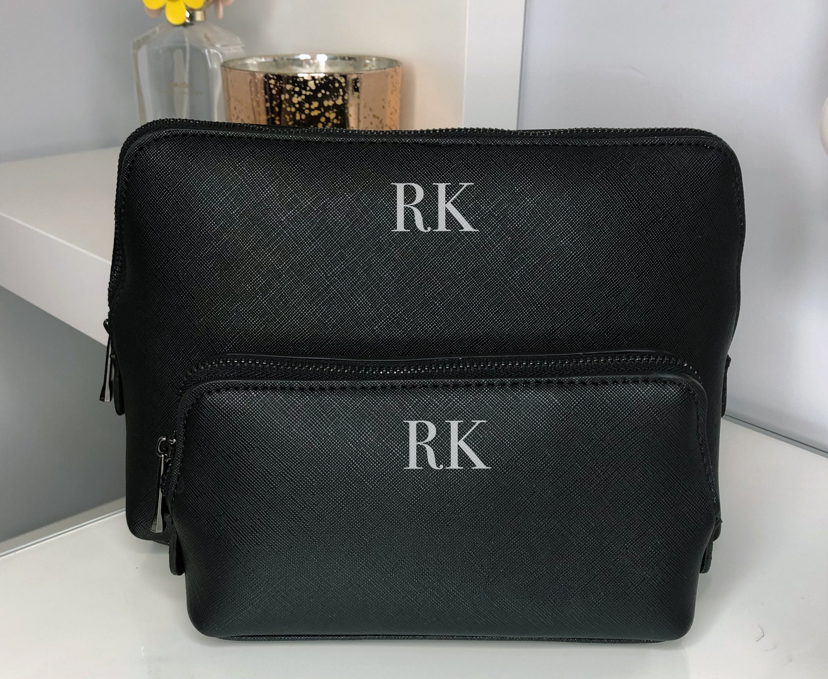 Personalised Monogram Makeup Bag