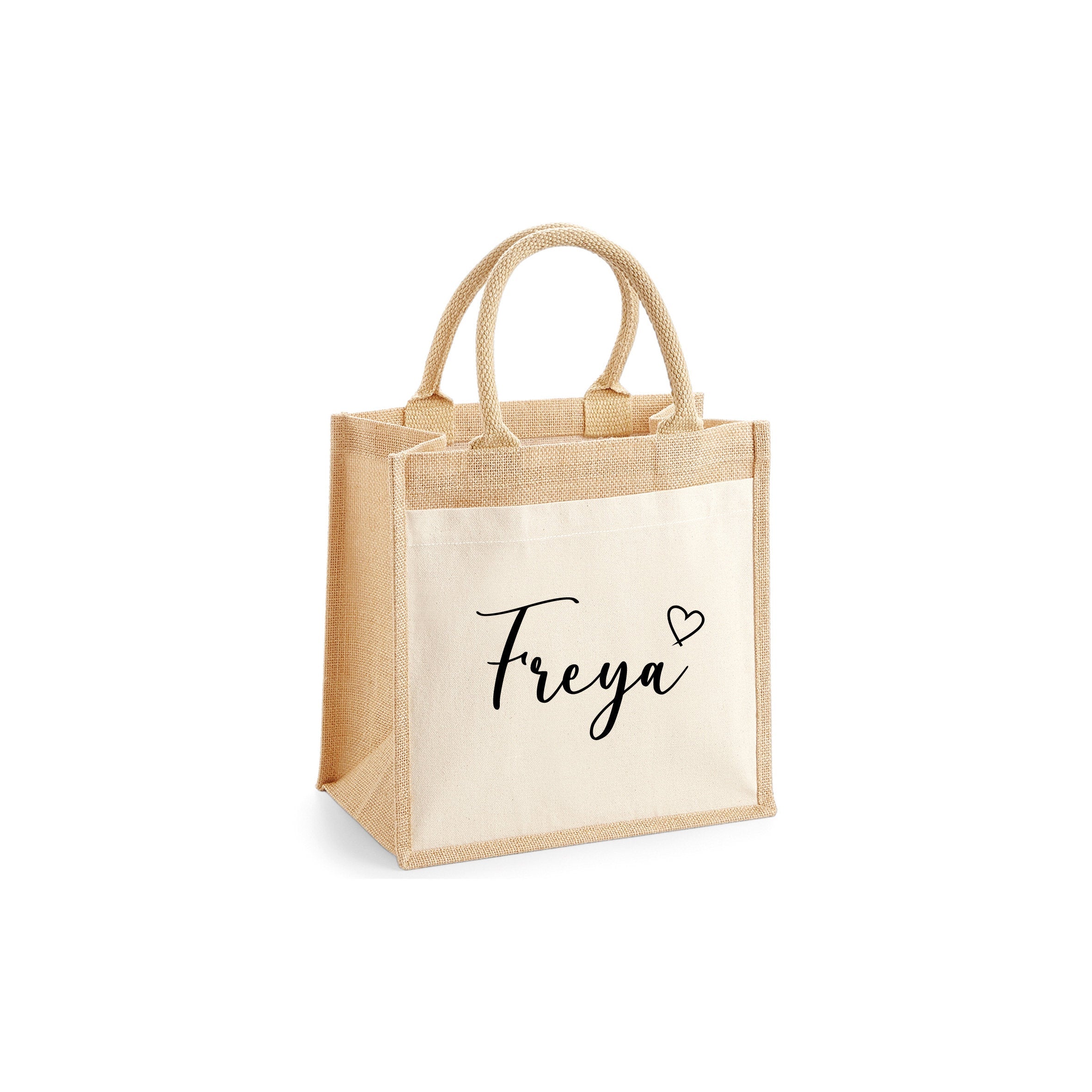 Personalised Jute Lunch Bag